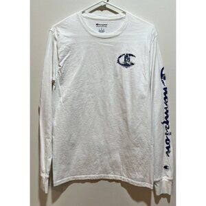 Champion Men's White Long Sleeve Classic Fit T-Shirt ~ Size Small